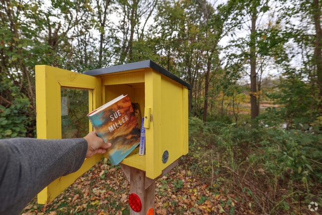 Little libraries are situated throughout the Newbury neighborhood.