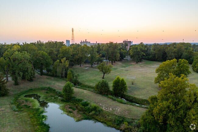 Fort Smith Park is comprised of a lot of greenery.