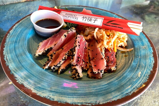 Punta Rassa Sanibel Bait Shack offers hands down the best seared tuna around.