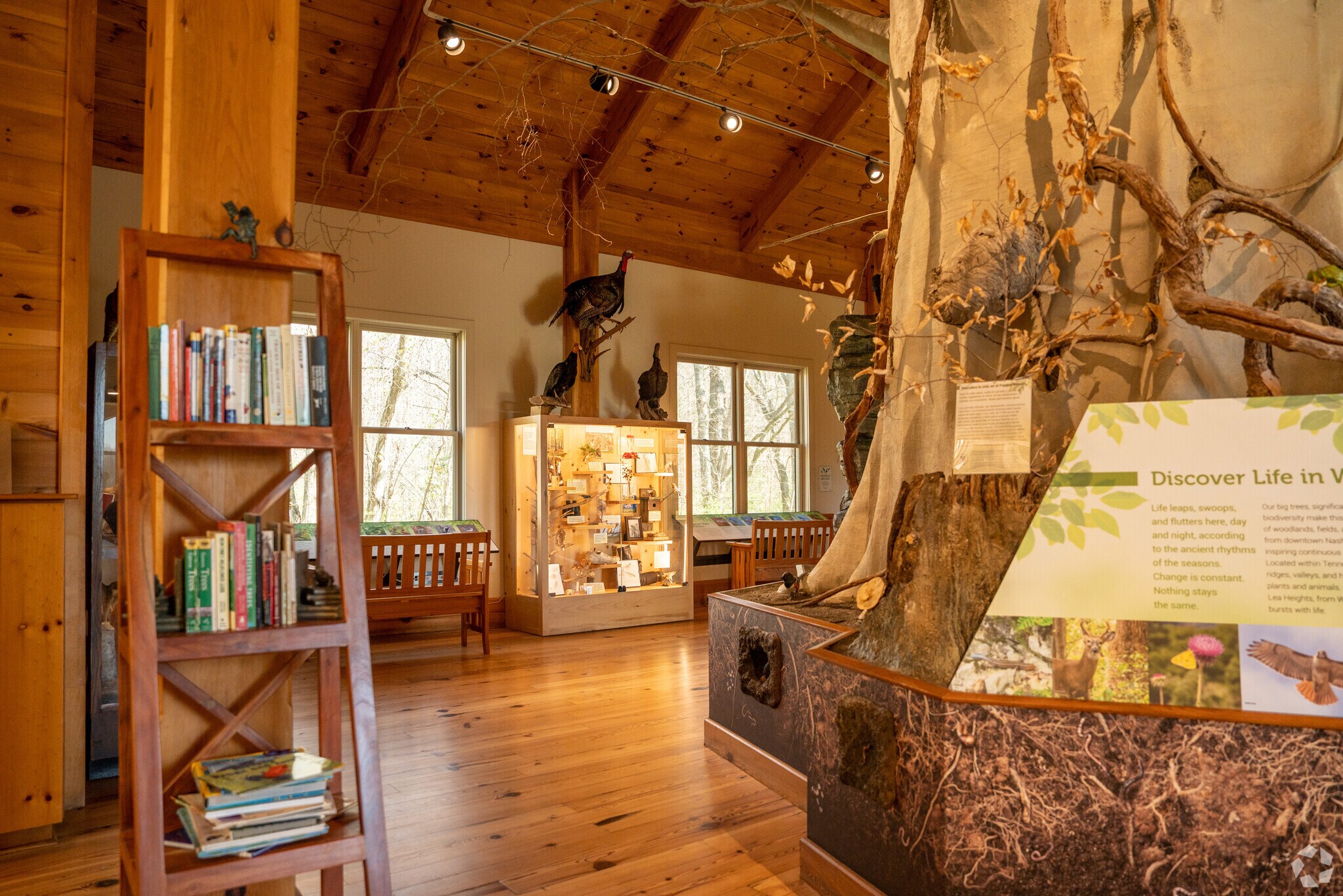 Residents of West Meade can stop by the Edwin Warner Park nature Center.