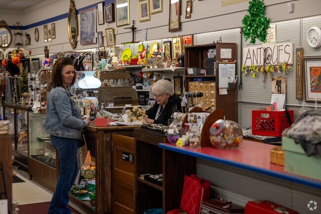 Residents find vintage treasures at the Uniontown Antique Shop.