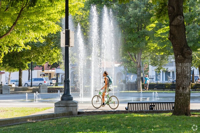 Downtown Chico is a bikeable 4 miles away from Little Chico Creek Estates.