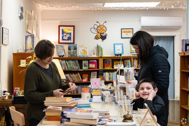The Little Bee Bookshop in downtown Ayer, MA has carefully selected books for children.