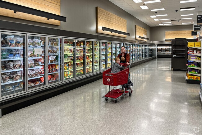 There are plenty of grocery options at Target, located near the Sharon neighborhood.