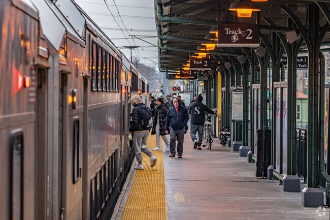 The nearby Red Bank NJ Transit station takes you to NYC and other shore points.