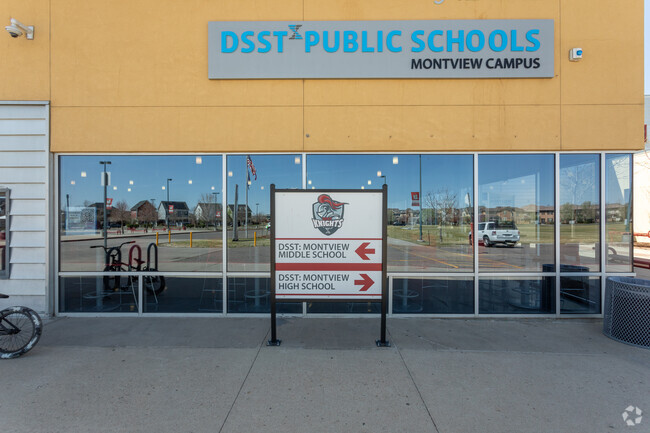 Montview Middle School shares its Central Park campus with the high school.