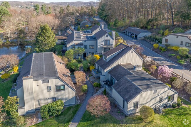 You will find two-bedroom condos in the Heritage Village retirement community in Southbury.