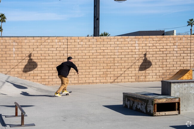 Demuth Park residents can use the Palm Springs Skate Park, just outside of Demuth Park.