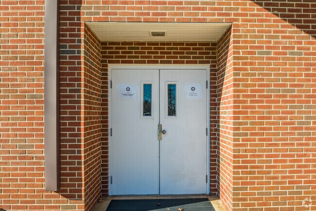 Rise Academy has a side entrance to the building.