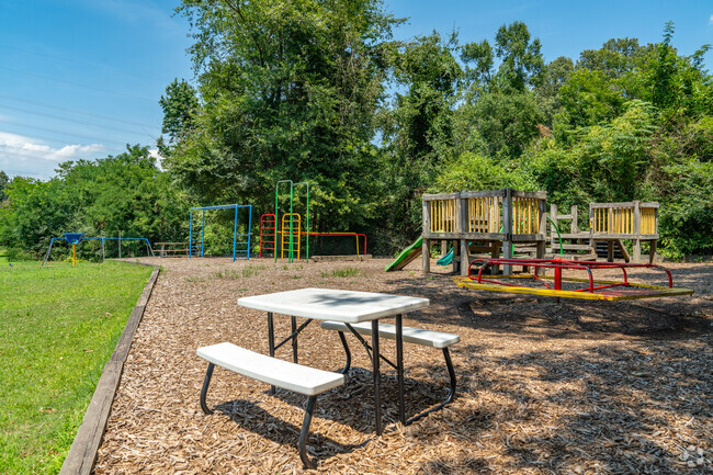 Central Baptist School features an expansive playground and picnic area.