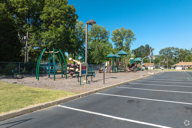 Holy Infant Elementary has an imaginative playground.