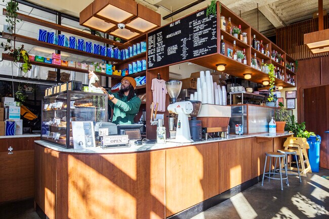 Nili Coffeeshop offers a wide selection of coffee and food items.