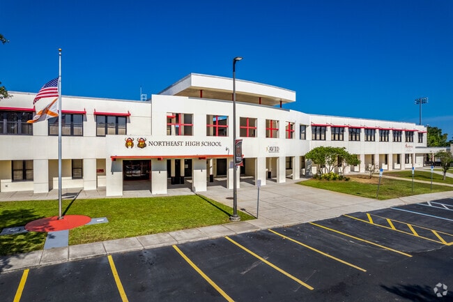 Northeast High School is an option for students in Mariners Pass.