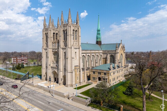 The Cathedral of the Most Blessed Sacrament is the seat of the Archbishop of Detroit.