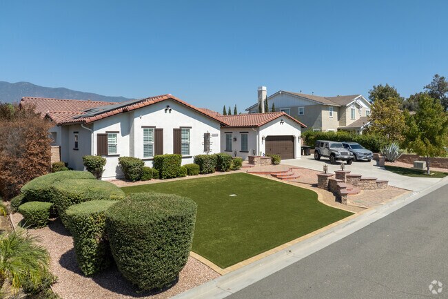 Mediterranean houses are a common sight in Etiwanda.