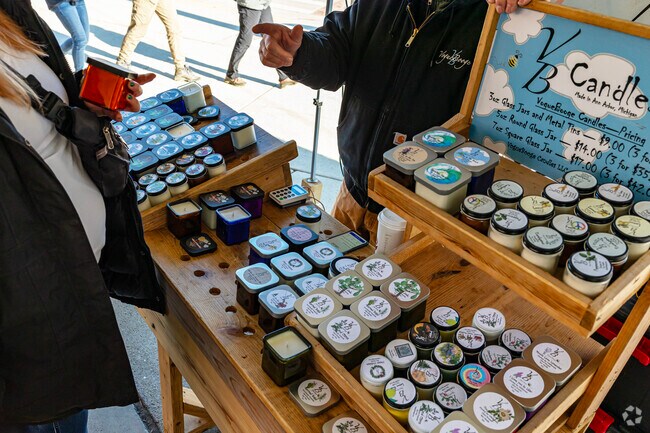 Vendors with farm-fresh produce and artisan goods are common to the Kerrytown Farmer's Market.