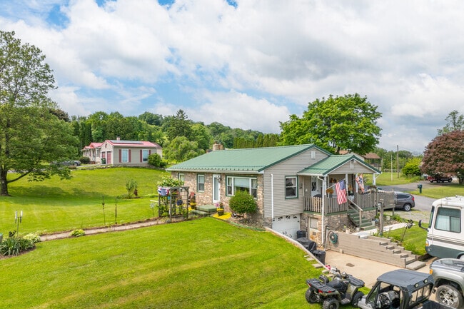 Ranch style homes are scattered throughout Hepburn Township.