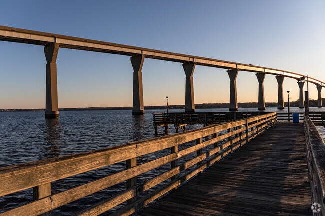 The Solomons Island Fishing Pier is a great place to spend the afternoon fishing.