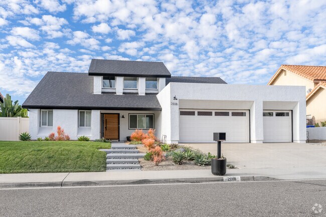 This homes has been recently renovated with modern design in La Costa.