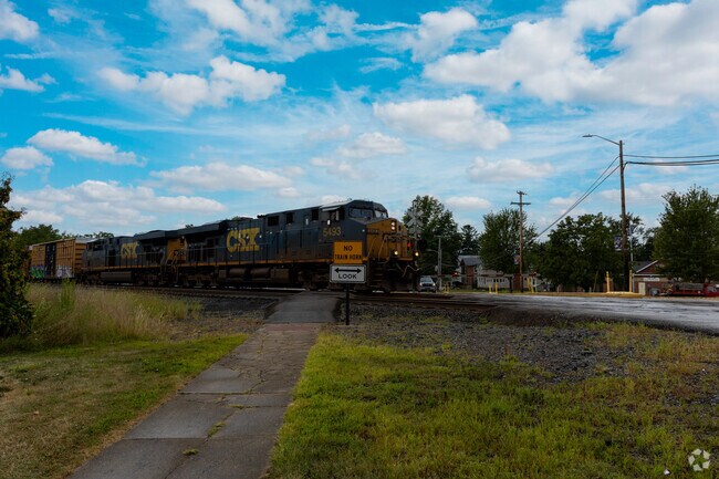 The roar of trains travels through-out Wellington.
