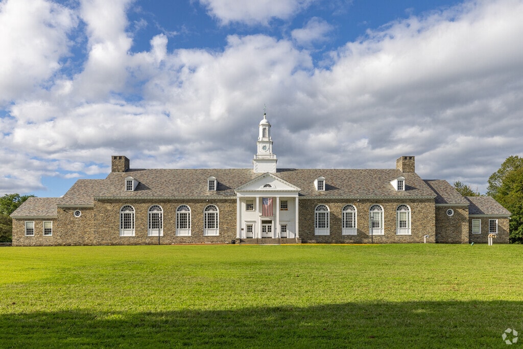 A view of the Haviland Middle School buildings from the street.