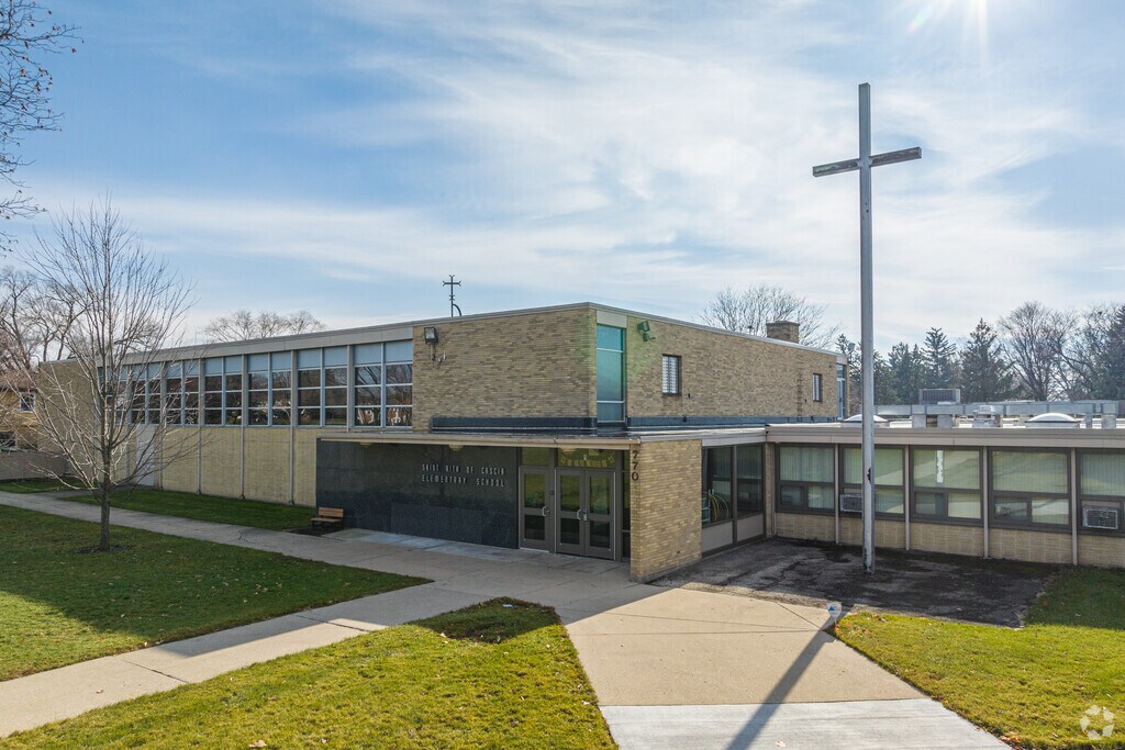 St. Rita of Cascia School is located in Aurora's North River neighborhood.