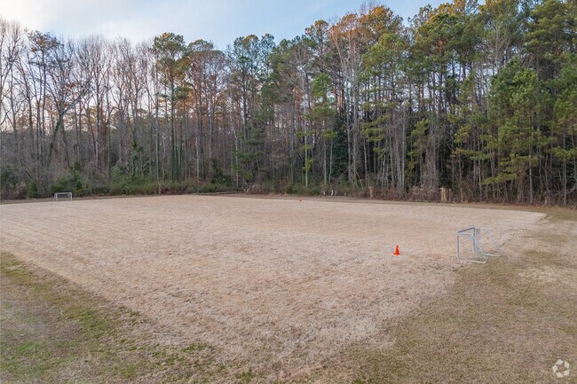 St. Peter Claver Regional Catholic School has a large open play area.