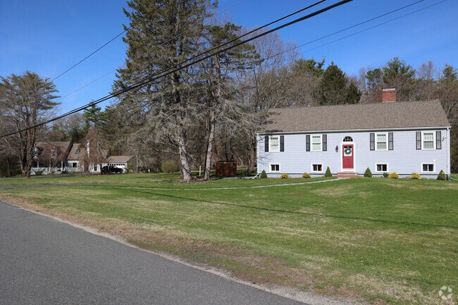 Homes in Boxford sit on two-acre lots.