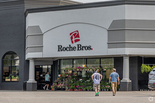 Residents of Westwood have the option to shop at the Roche Bros for all their grocery needs.