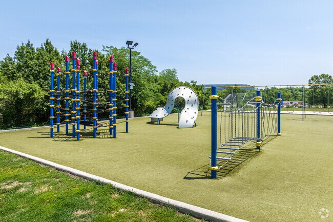 At recess the kids get to enjoy the outdoors at Heartland Elementary School.