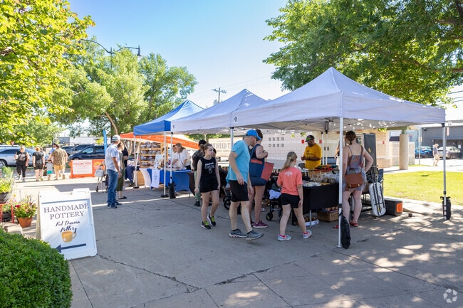 People from all over Edmond flock to the Farmer's Market each Saturday.