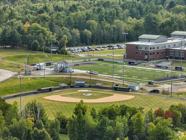 Hampden Academy has many athletic fields.