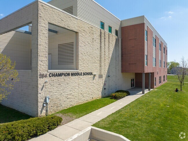 Shepard students in grades 6 to 8 attend Champion Middle School.