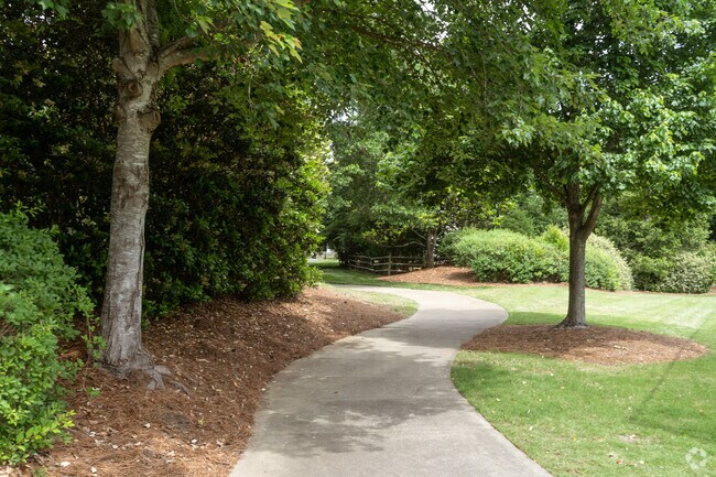 Highland Creek is a large neighborhood, it is filled with large walking paths throughout.