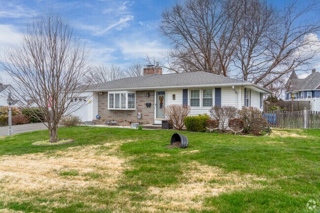 Ranch style homes in Chicopee Center are a common house type.
