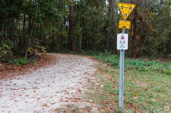 The many miles of trails at Miccosukee Greenway are well used for exercise and leisure.