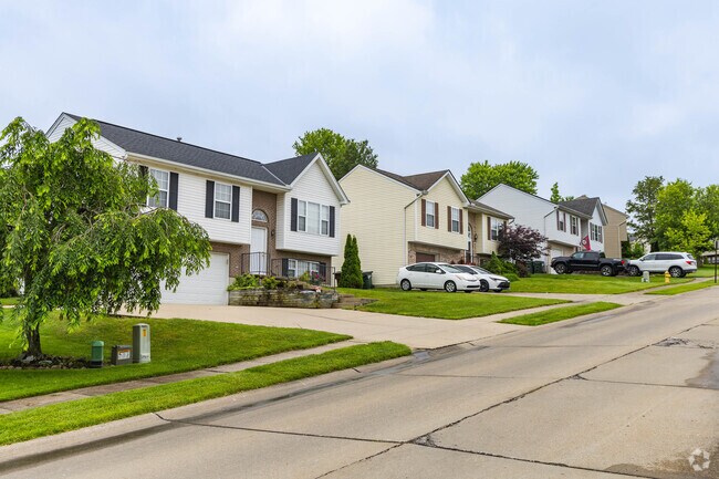 Split-level homes are common throughout South Covington.