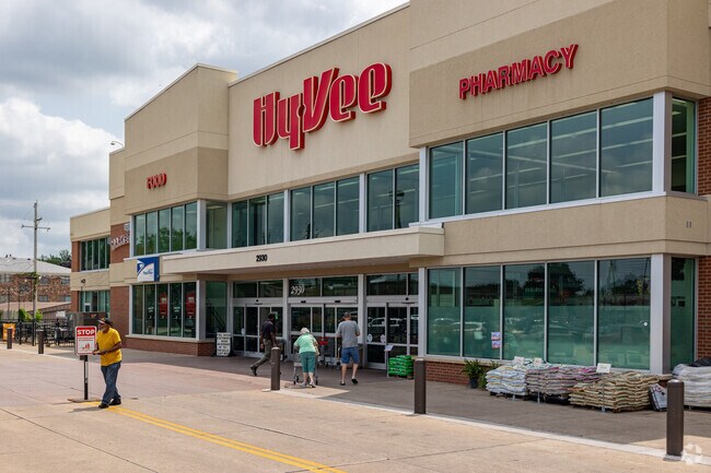 Central Rock Island residents can find groceries and essentials at the local HyVee.