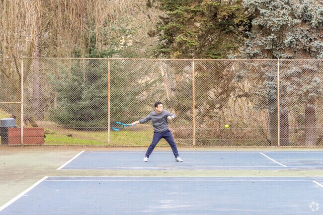 Tennis courts at David Rodgers Park in North Queen Anne invite casual play.