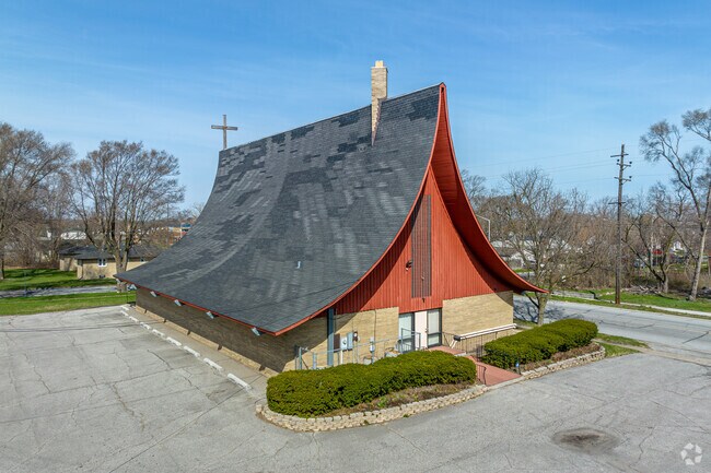 The beautiful silhouette of St. Augustine's Episcopal Church in Tolleston.