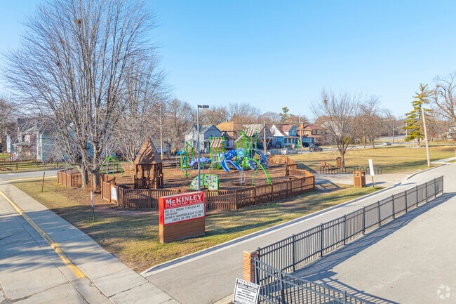 Children will love the playground at McKinley Elementary School.