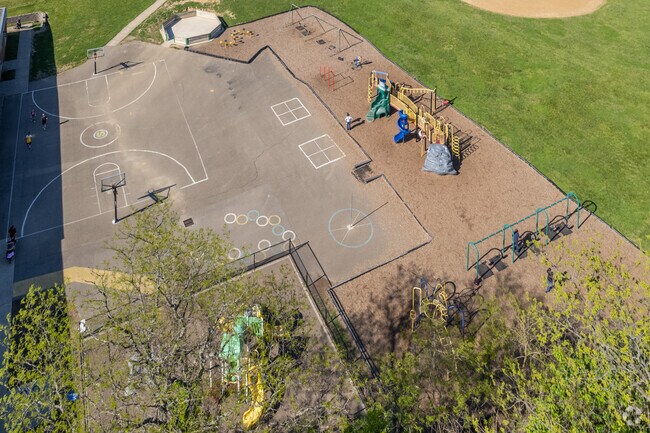 Playground at Sherwood Elementary School.