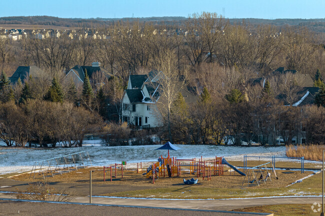 Middleton Elementary's playground is on the south side of the school.