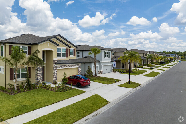 While similar in style, homes in K-Bar Ranch have unique colors and accents.