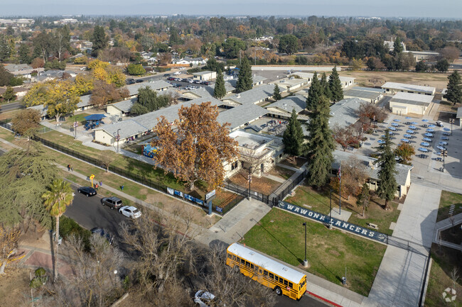 The campus of Wawona K-8 School in Fresno.