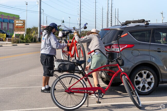 Pedal your way through Surf City, with scenic routes and easy access to the beach.