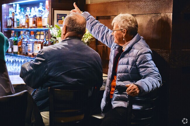 Perlo's Restaurant in East Rochester creates a warm, comfortable atmosphere.