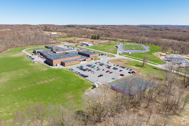 Holland Patent Central High School near Stittville is isolated from the busy city life.