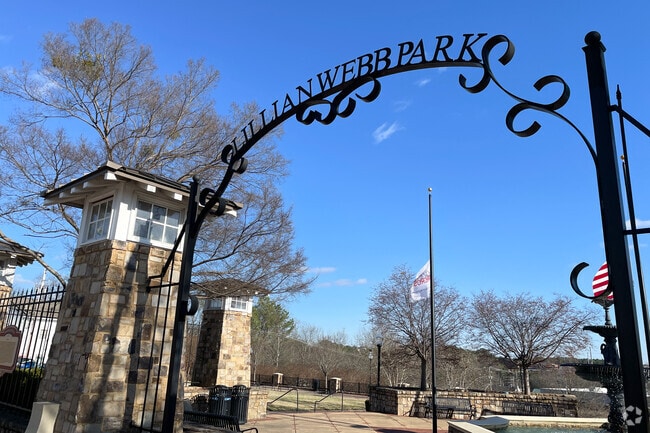 Lillian Web Park is a short walk from downtown Norcross.