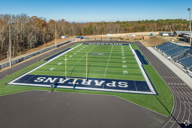 West Hall High School's sports team name is the Spartans.